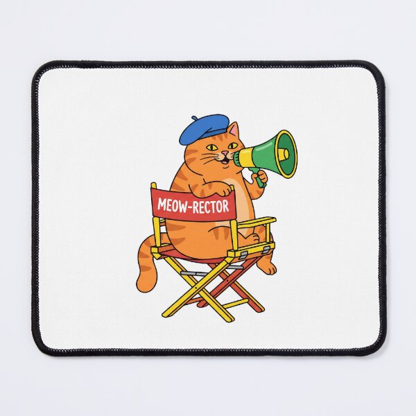 Item preview, Cute Meow-rector Cat Film Director Beret designed and sold by pattman.