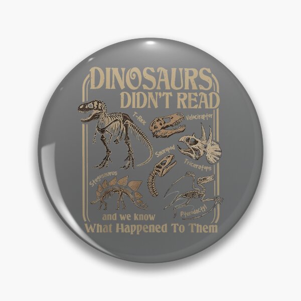 Item preview, Dinosaurs Did Not Read and We Know What Happened men designed and sold by KristineLi.