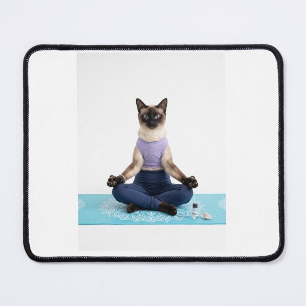 Item preview, Siamese Cat Yoga Instructor Yoga designed and sold by PictoVibe.
