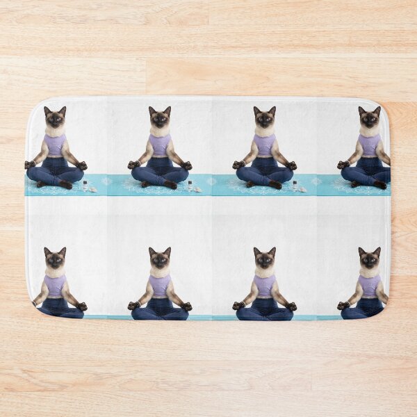 Item preview, Siamese Cat Yoga Instructor Yoga designed and sold by PictoVibe.