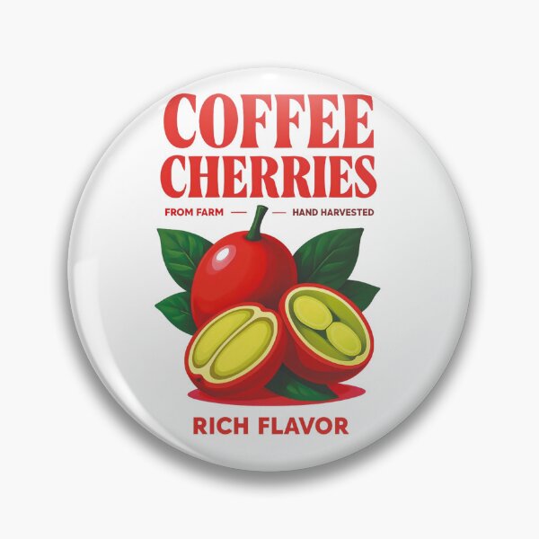 Item preview, Vintage Coffee Cherries Illustration Poster designed and sold by daldadesign.