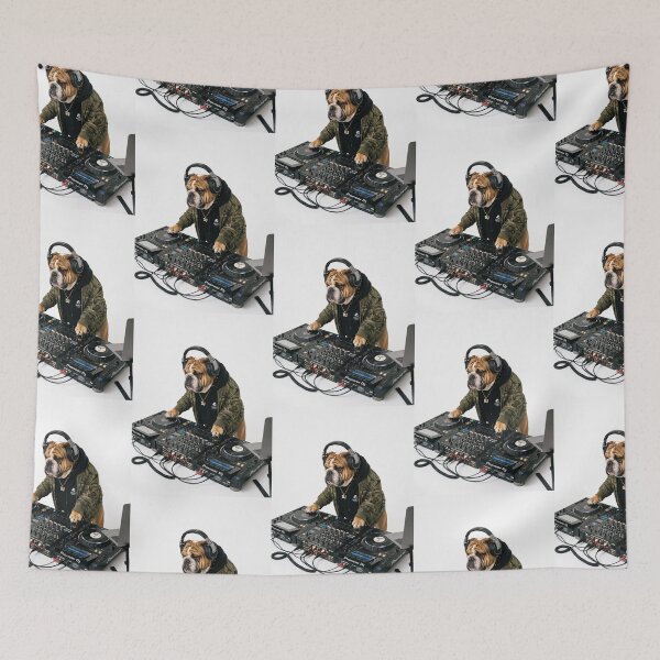 Item preview, Bulldog DJ Beats designed and sold by PictoVibe.