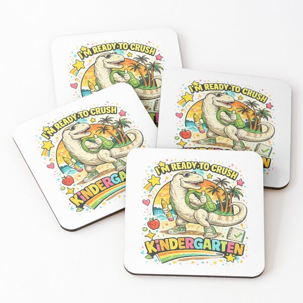 Item preview, I'm Ready To Crush kindergarten Funny Dinosaur Back To School Gifts designed and sold by QuiteOrbit.