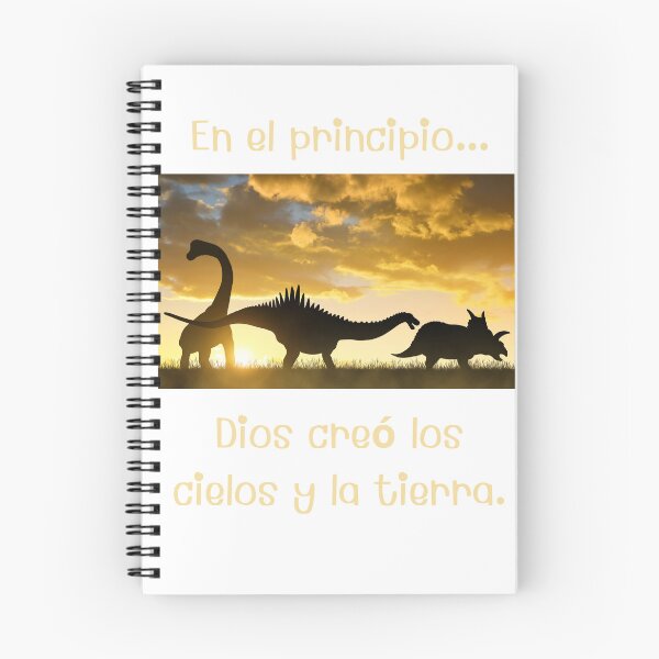 Item preview, En el principio Dinosaurs designed and sold by ANinspirations.