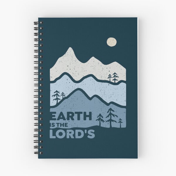 Item preview, The Earth Is The Lord's Christian Mountain Nature Adventure Design designed and sold by KlitosClan.