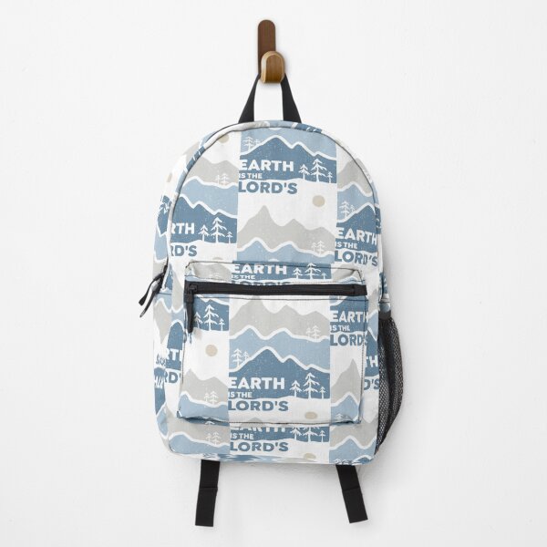 Item preview, The Earth Is The Lord's Christian Mountain Nature Adventure Design designed and sold by KlitosClan.