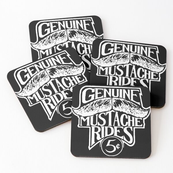 Item preview, Vintage Style Mustache Rides Five Cents Typography designed and sold by anitarafziba.