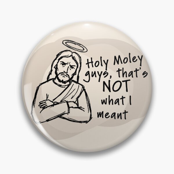 Item preview, Funny Jesus Sarcastic Phrase Doodle Drawing gray designed and sold by TackyTime.