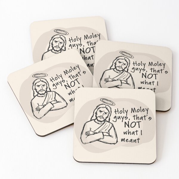 Item preview, Funny Jesus Sarcastic Phrase Doodle Drawing gray designed and sold by TackyTime.