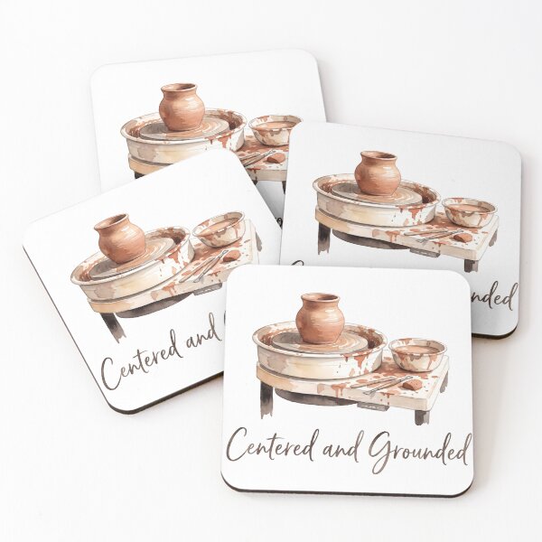 Item preview, Centered and Grounded Pottery Wheel Minimalist Art designed and sold by pattman.