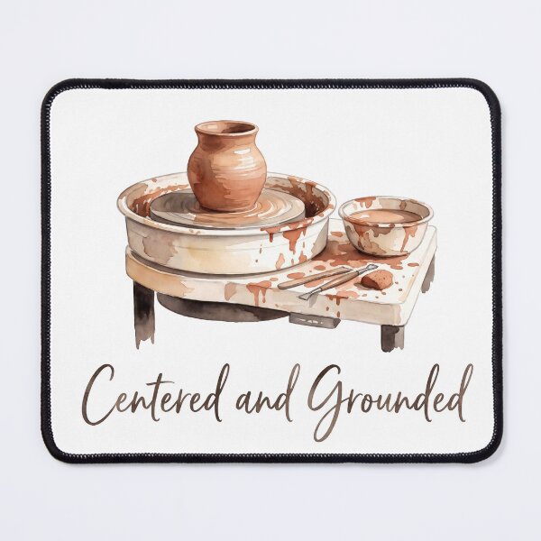 Item preview, Centered and Grounded Pottery Wheel Minimalist Art designed and sold by pattman.