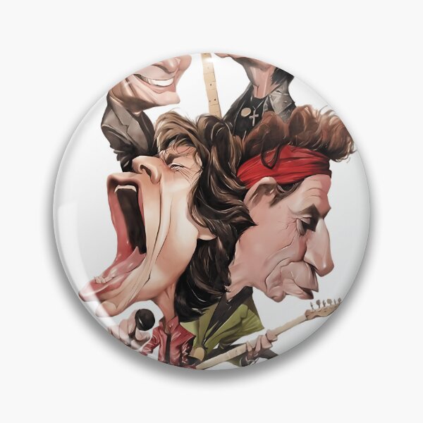 Item preview, Iconic Rock Band Members Caricature designed and sold by FazalDesigns.