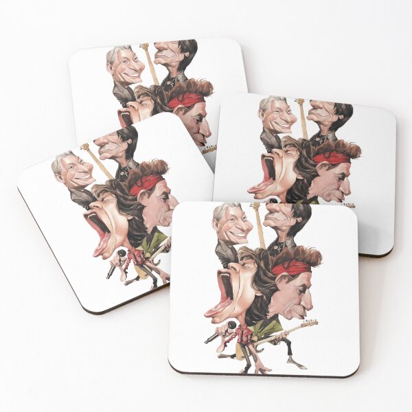 Item preview, Iconic Rock Band Members Caricature designed and sold by FazalDesigns.