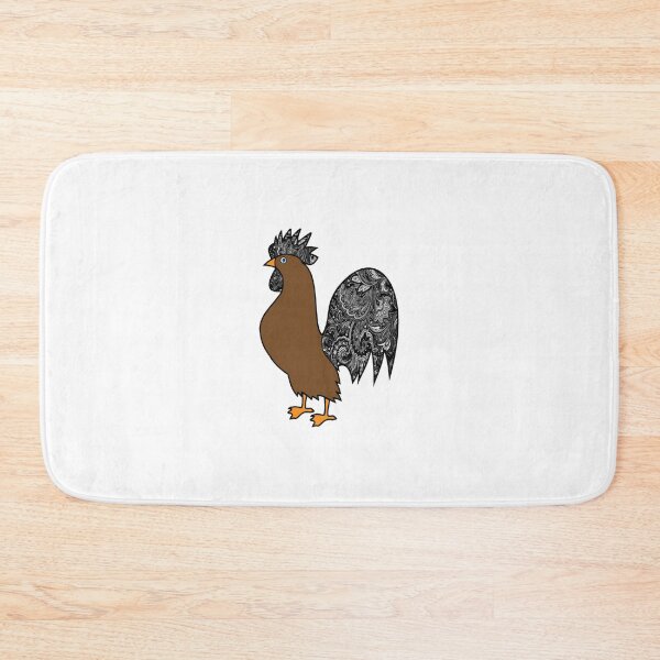 Item preview, Paisley Rooster Intricate Folk Art Cock Bird Design designed and sold by woodnsheepee.