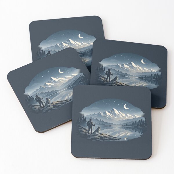 Item preview, Man and Dog Adventure Art designed and sold by Ambroa Stuff.