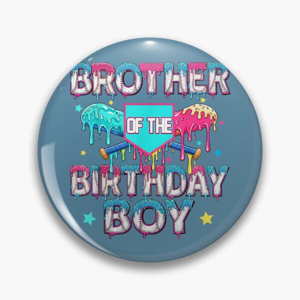 Item preview, Brother of The Birthday Boy Dripping Drip Baseball Men Boy designed and sold by miuukiuu.