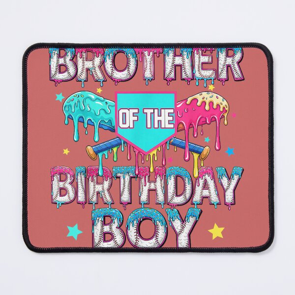Item preview, Brother of The Birthday Boy Dripping Drip Baseball Men Boy designed and sold by miuukiuu.
