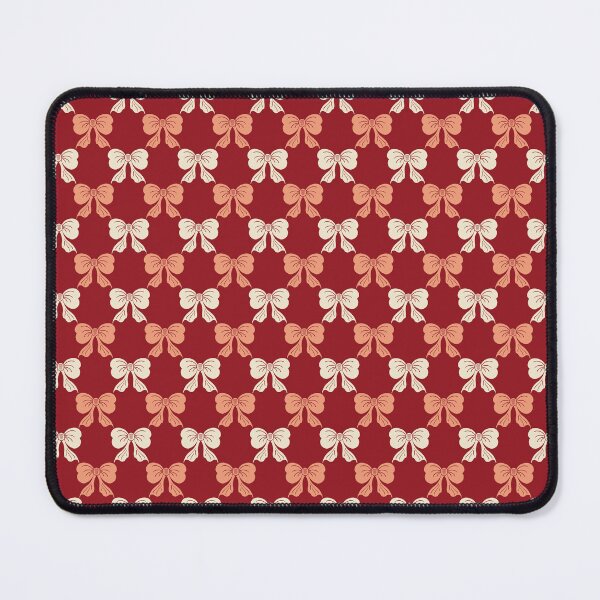 Item preview, Small Vintage Bow Trellis Pattern Deep Red Romantic designed and sold by DColourMuse.
