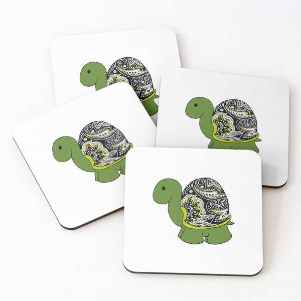 Item preview, Paisley Turtle Cute Green Sea Tortoise Mandala Art designed and sold by woodnsheepee.