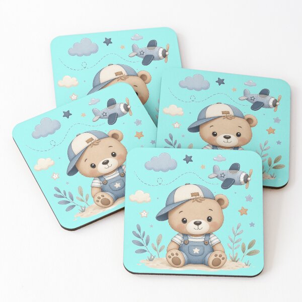 Item preview, Enchanted Blue Teddy Bear designed and sold by DreamPrint Collective.