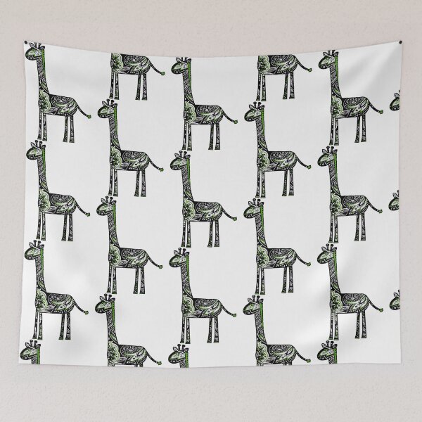 Item preview, The Great Paisley Giraffe Elegant Ornate Safari Art designed and sold by woodnsheepee.