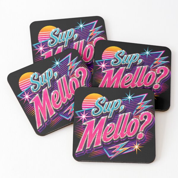 Item preview, Sup, Mello? – Retro Eric André Quote designed and sold by Feral Frame Studios.