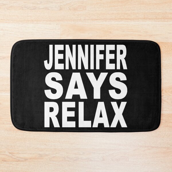 Item preview, Jennifer Says Relax White designed and sold by Normbot2000.
