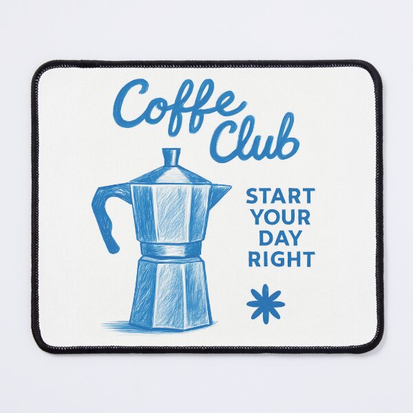Item preview, Coffee Club Moka Pot Illustration Poster designed and sold by daldadesign.
