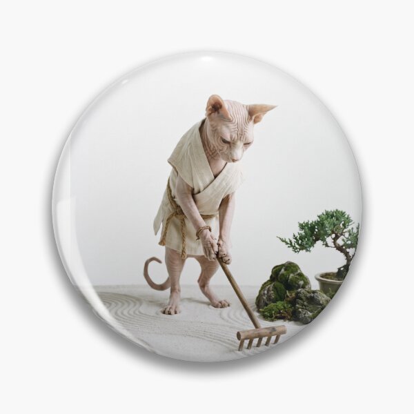 Item preview, Sphynx Zen Gardener designed and sold by PictoVibe.