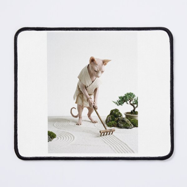 Item preview, Sphynx Zen Gardener designed and sold by PictoVibe.