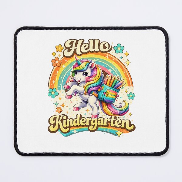 Item preview, Hello kindergarten Back to School Unicorn Teacher Kids Girls designed and sold by QuiteOrbit.