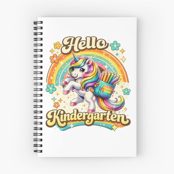 Item preview, Hello kindergarten Back to School Unicorn Teacher Kids Girls designed and sold by QuiteOrbit.