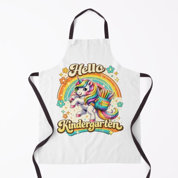 Item preview, Hello kindergarten Back to School Unicorn Teacher Kids Girls designed and sold by QuiteOrbit.