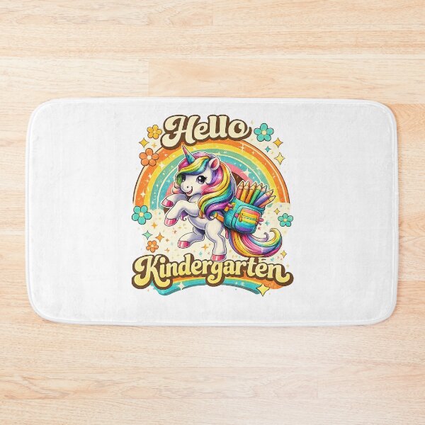 Item preview, Hello kindergarten Back to School Unicorn Teacher Kids Girls designed and sold by QuiteOrbit.