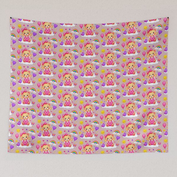 Item preview, Enchanted Teddy Bear on a Rainbow  designed and sold by DreamPrint Collective.