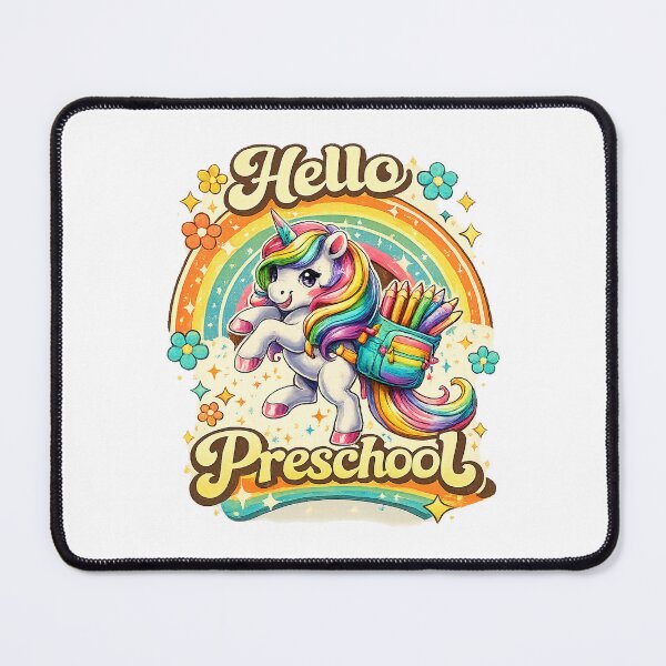 Item preview, Hello Preschool Back to School Unicorn Teacher Kids Girls designed and sold by QuiteOrbit.