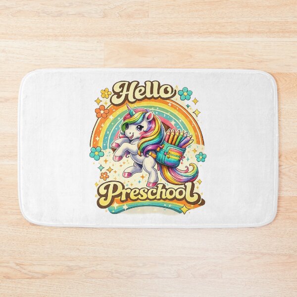 Item preview, Hello Preschool Back to School Unicorn Teacher Kids Girls designed and sold by QuiteOrbit.