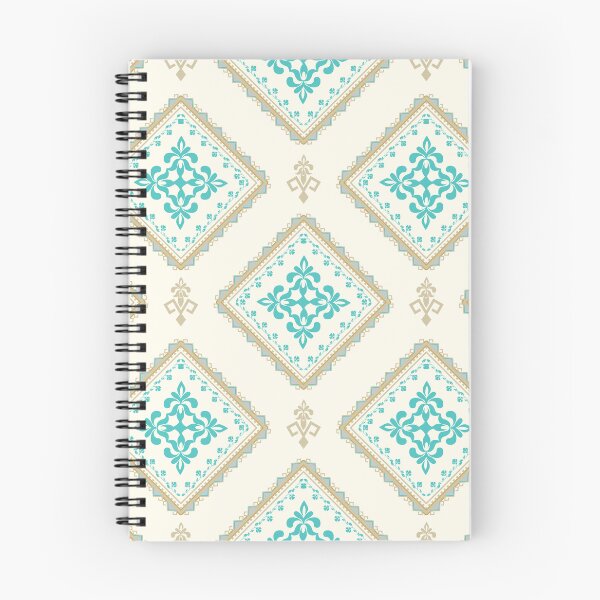 Item preview, Elegant Teal and Gold Vintage Damask Diamond Pattern designed and sold by Aumpuk.