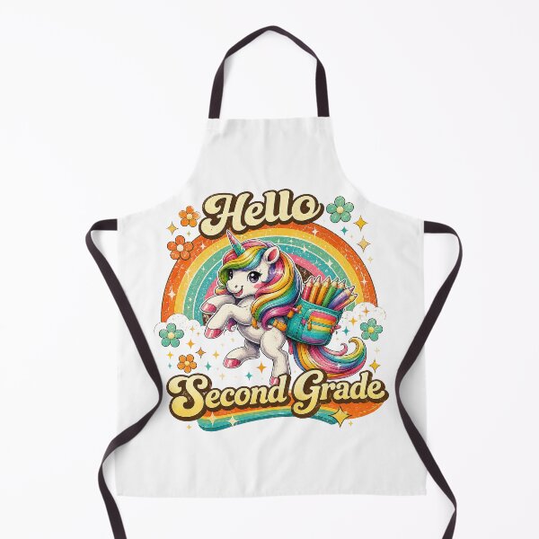 Item preview, Hello 2nd Grade Back to School Unicorn Teacher Kids Girls designed and sold by QuiteOrbit.