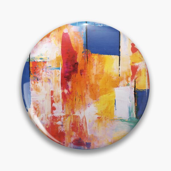 Item preview, Colorful Abstract Expressionist Painting Print designed and sold by daldadesign.