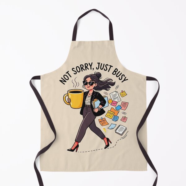 Item preview, Not Sorry, Just Busy | Funny Introvert & Hustle Quote Shirt designed and sold by Softbear Atelier.