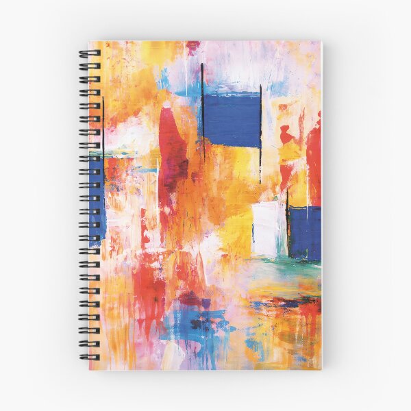 Item preview, Colorful Abstract Expressionist Painting Print designed and sold by daldadesign.
