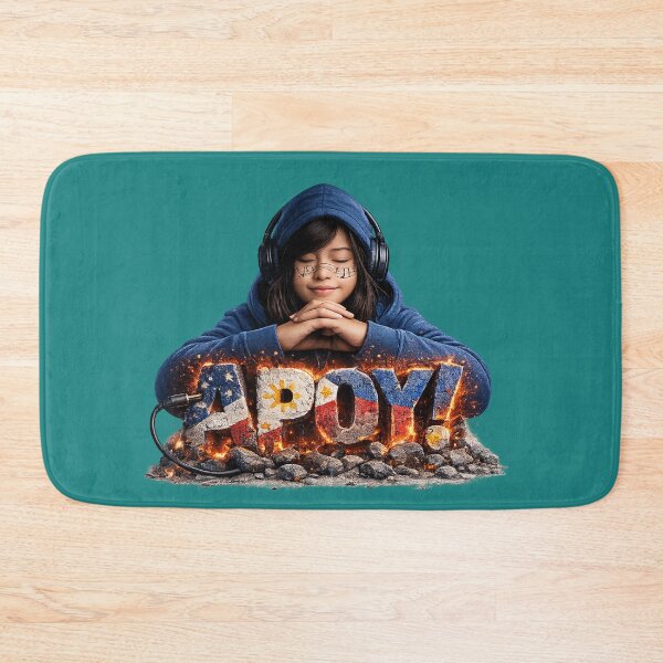 Item preview, APOY! Filipino Music & Culture - Philippine Flag Fire Design designed and sold by FlipFlopTeesCo.