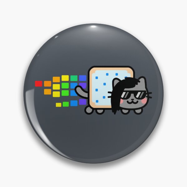 Item preview, Cute Skrillex Nyan Cat EDM Dubstep Meme Y2K Nostalgia designed and sold by TrxshWear.