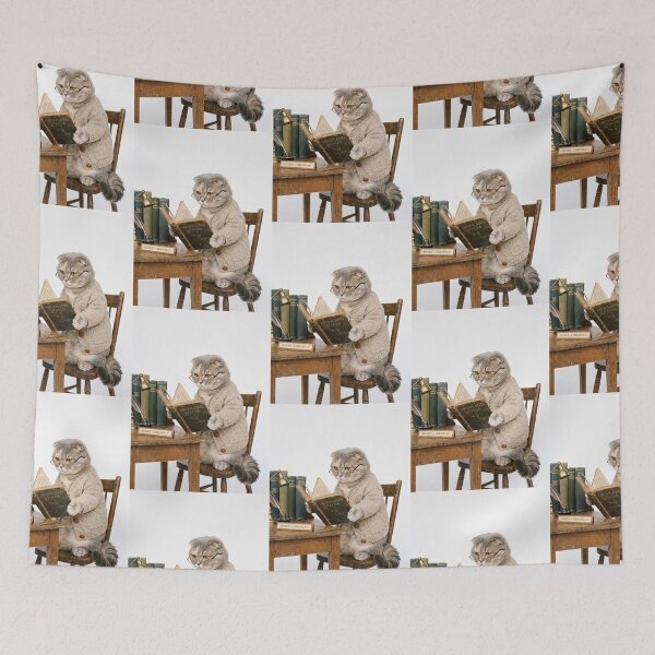 Item preview, Scottish Fold Librarian designed and sold by PictoVibe.