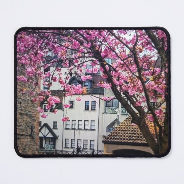 Item preview, Charming Alley with Blossoming Tree designed and sold by Kristentinato.