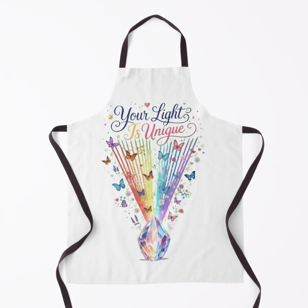 Item preview, Your Light Is Unique - Rainbow Crystal Pride Illustration designed and sold by DesignsCreative.