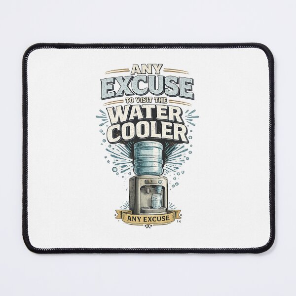 Item preview, Any Excuse to Visit the Water Cooler designed and sold by A.I. Does Art.