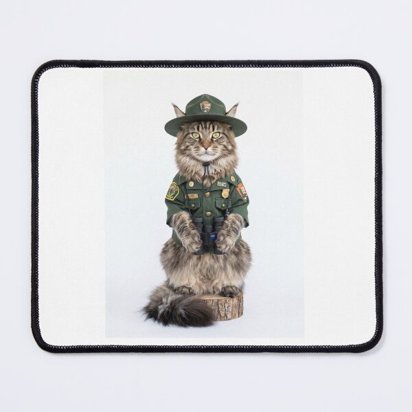 Item preview, Maine Coon Park Ranger designed and sold by PictoVibe.