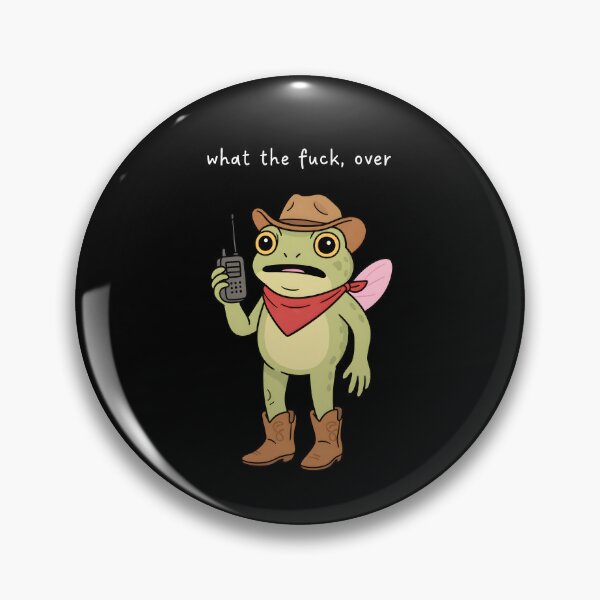 Item preview, What The Fuck Over Funny Frog designed and sold by Cravens-Museum.